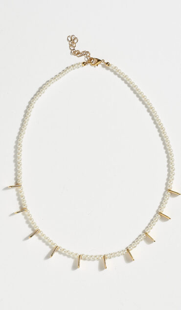 Hope κολιέ με πέρλα και χρυσά στοιχεία